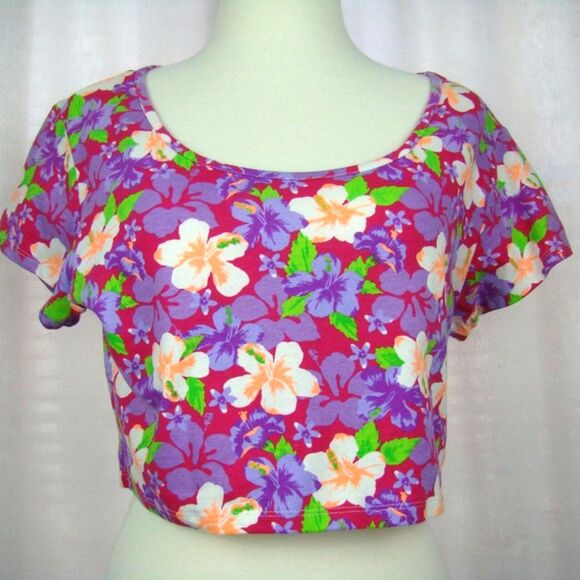 Dream Out Loud Selena Gomez Colorful croptop - Picture 1 of 5
